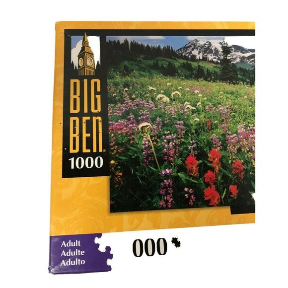 Big Ben Mount Rainer" Washington 1000 Piece Jigsaw Puzzle 2010 20" 1/2 X 20" - Picture 2 of 5
